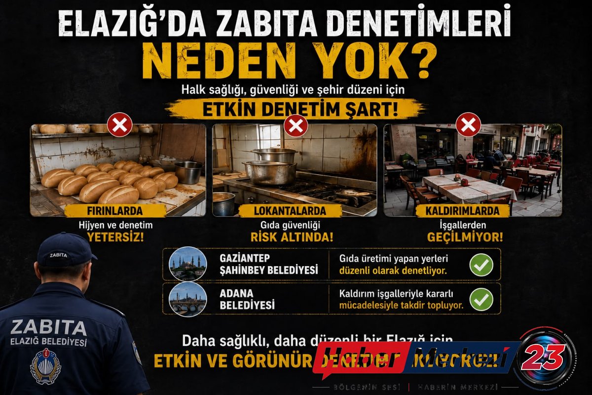 ELAZIĞ’DA ZABITA DENETİMLERİ YETERLİ Mİ? VATANDAŞLAR DAHA ETKİN UYGULAMA BEKLİYOR