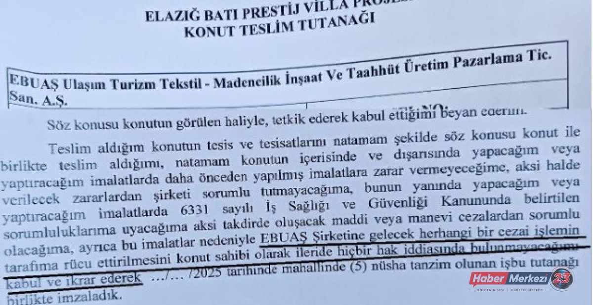 Batı Prestij Villaları'nda Yeni İddia