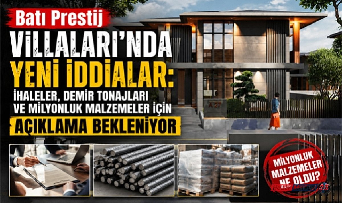 Batı Prestij Villaları'nda Yeni İddialar