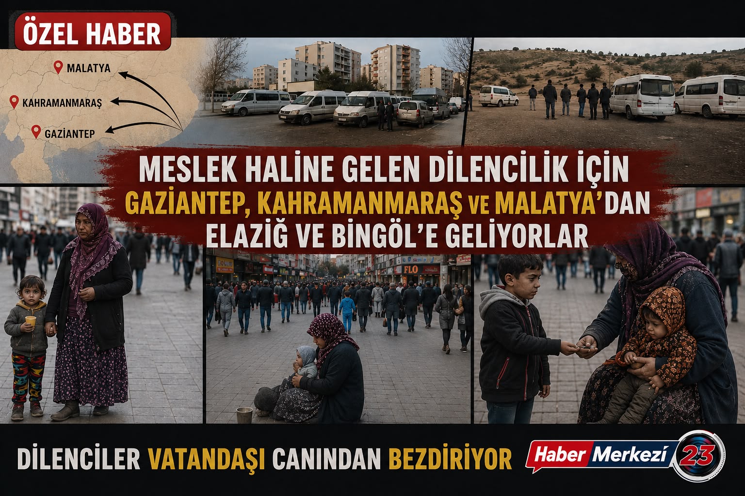 DİLENCİLER VATANDAŞLARA BIKKINLIK VERİYOR